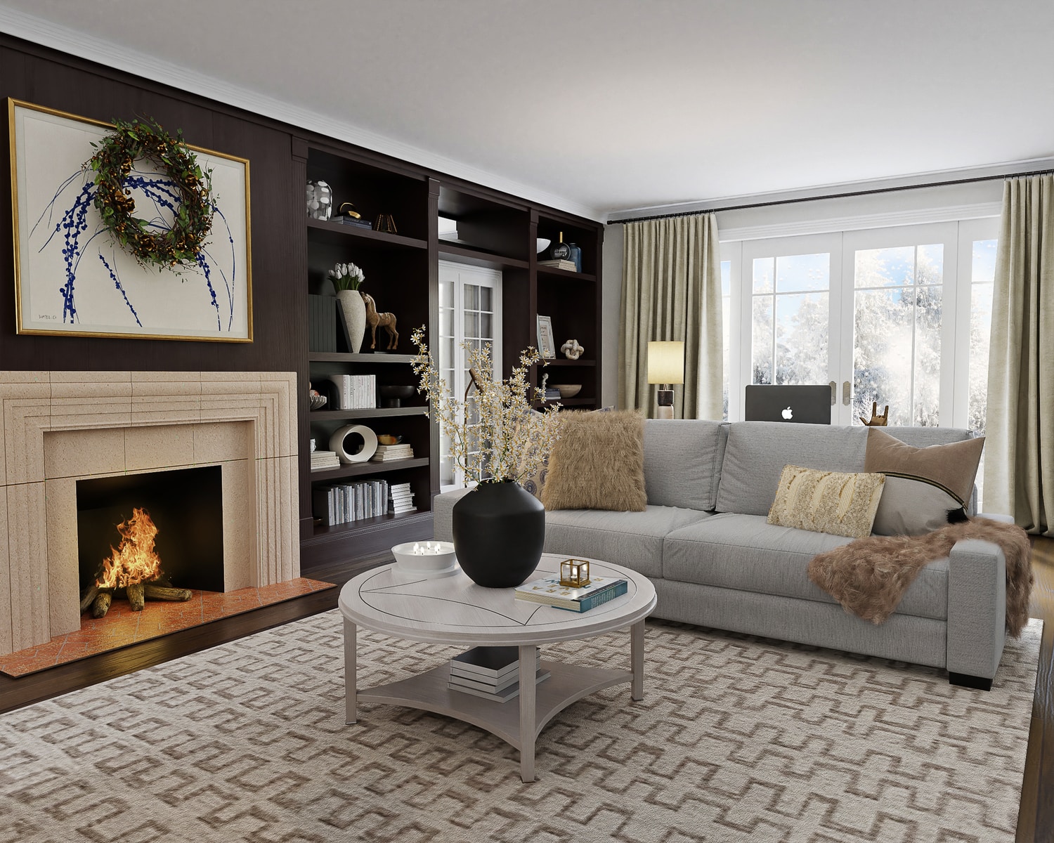 How To Arrange Living Room Furniture With A Fireplace and TV How to Arrange Living Room Furniture with Fireplace and TV