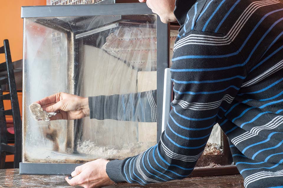4+ Ways To Clean Your Brick Fireplace’s Glass Doors How to Clean Fireplace Glass