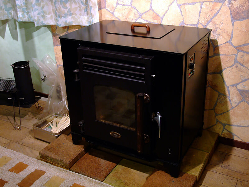 wood stove paint