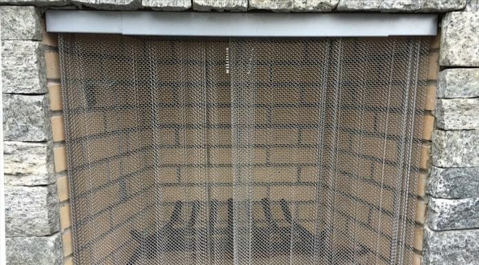 How to Hang a Fireplace Mesh Curtain for Protection and Decoration How to choose the correct size mesh fireplace screen for your fireplace