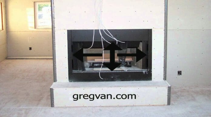 Non Combustible Fireplace Mantels: Everything You Need To Know A fireplace is being built in an unfinished room.