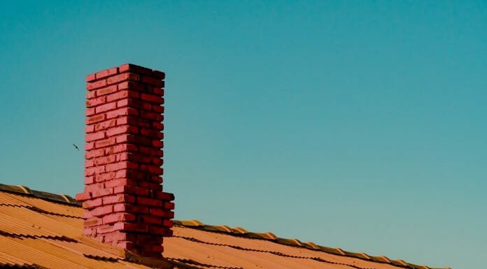 How Hot Does a Flue Get? chimney of house