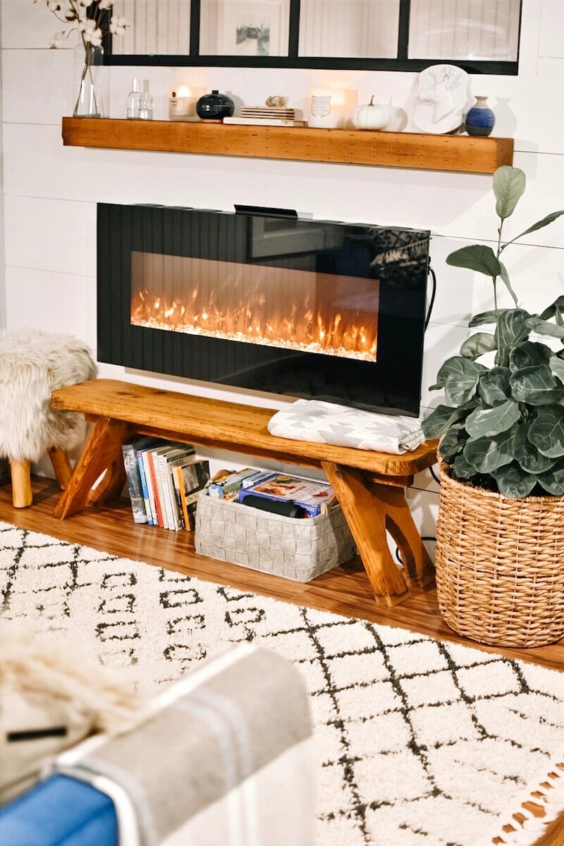 What are the benefits of using a gas fireplace?