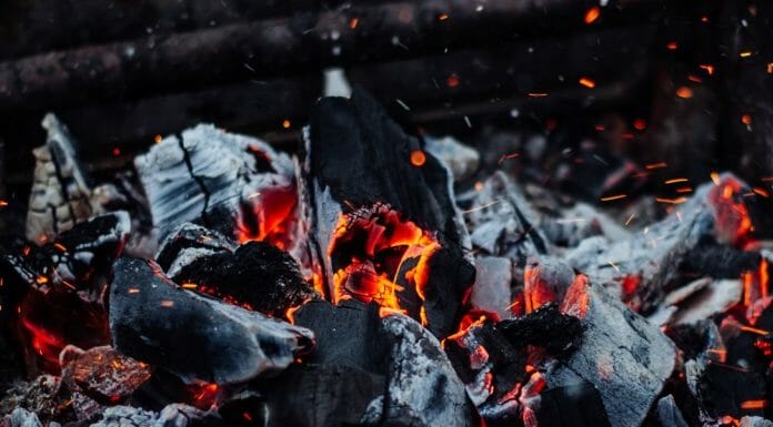 Can you go to bed with embers in the fireplace? Hmm… glowing embers